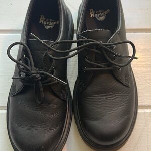 Dr. Martens Black Dress Shoes with Classic Oxford Style